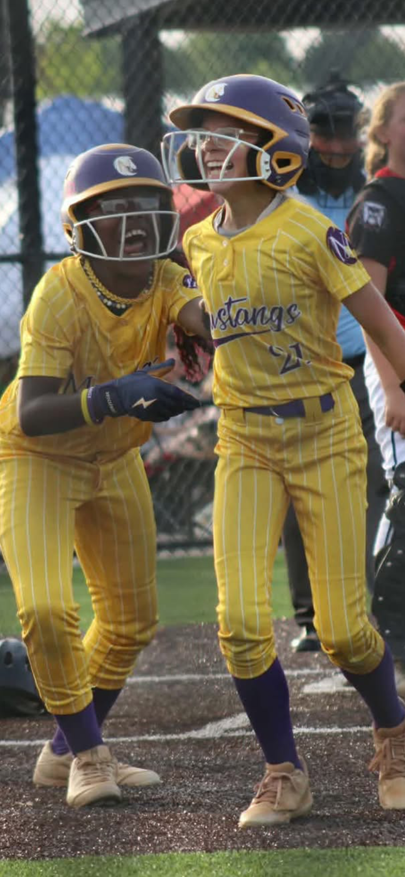 Kelsie and Anaya celebrating together